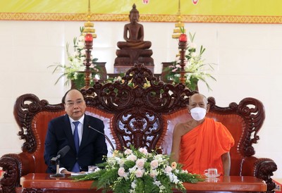 Chủ tịch nước chúc mừng Tết cổ truyền Chôl Chnăm Thmây 