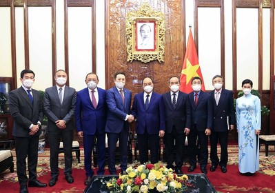 Chủ tịch nước Nguyễn Xuân Phúc tiếp Giám đốc điều hành Ban thư ký CICA