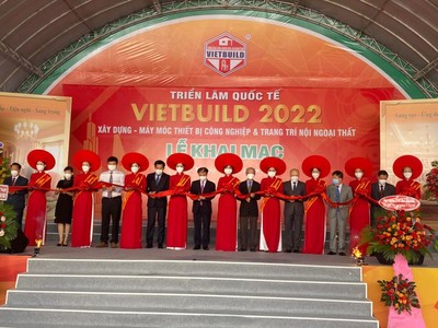 Khai mạc Triển lãm Quốc tế VIETBUILD lần thứ nhất năm 2022 tại TP. Hồ Chí Minh
