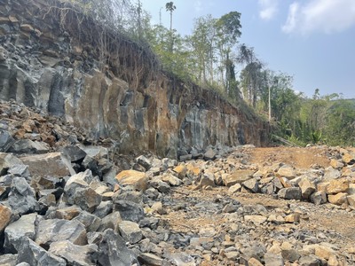 Đắk Nông: Phát hiện khai thác đá trái phép ở huyện Tuy Đức