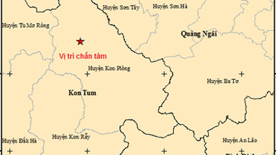 Trong 2 ngày, Kon Tum xảy ra 8 trận động đất liên tiếp