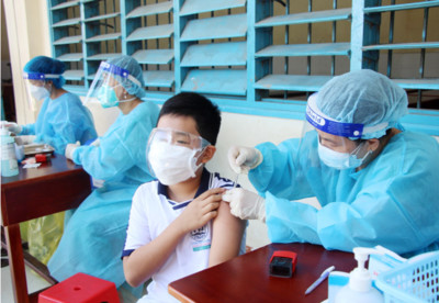Hà Nội đồng loạt tiêm vaccine cho trẻ từ 5 - dưới 12 tuổi