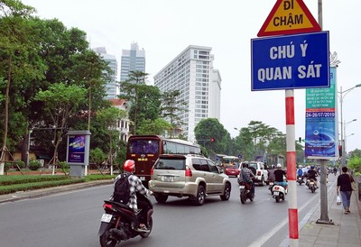 Hà Nội: Bổ sung biển báo giao thông phục vụ SEA Games 31