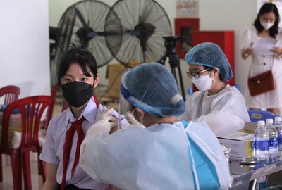 Ảnh: Đà Nẵng bắt đầu tiêm vaccine Covid-19 cho hơn 10 nghìn trẻ 5 - 11 tuổi