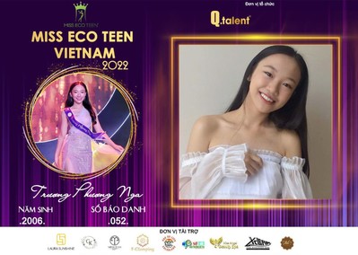 Công bố TOP 30 thí sinh lọt vào vòng tiếp theo của cuộc thi Miss Eco Teen Việt Nam