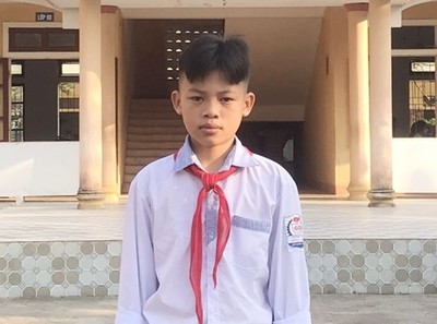 Hà Tĩnh: Một học sinh lớp 8 dũng cảm cứu 2 em nhỏ đuối nước