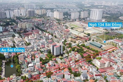 Đường sẽ mở theo quy hoạch ở phường Sài Đồng, Long Biên, Hà Nội (phần 2)