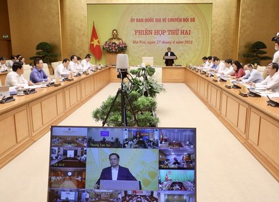 Thủ tướng Phạm Minh Chính chủ trì phiên họp lần 2 của Ủy ban Quốc gia về chuyển đổi số 