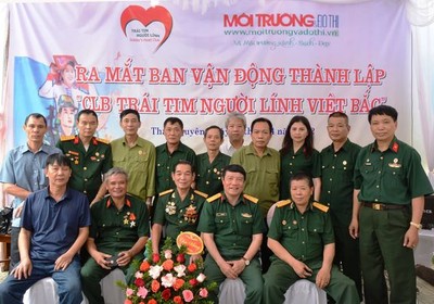 Ra mắt Ban vận động thành lập Câu lạc bộ "Trái tim người lính Việt Bắc"