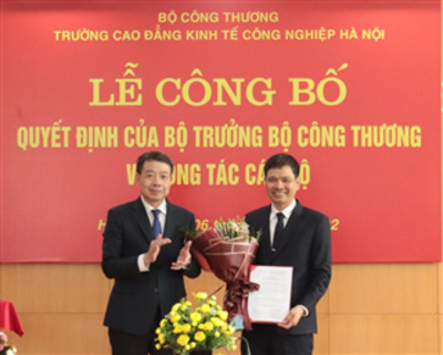 TS. Đồng Trung Chính giữ chức Hiệu trưởng Trường Cao đẳng Kinh tế Công nghiệp Hà Nội