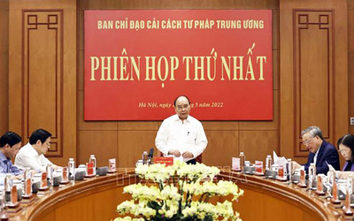 Chủ tịch nước chủ trì Phiên họp thứ nhất Ban chỉ đạo cải cách tư pháp Trung ương