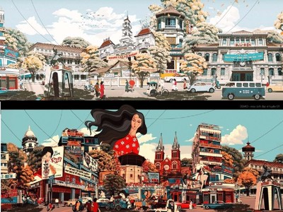 “Sài Gòn - Gia định - Chợ Lớn, ký ức rực rỡ”- artbook phong cách panorama