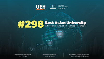Đại học Kinh tế TP.HCM lọt vào Top 298 Đại học tốt nhất Châu Á