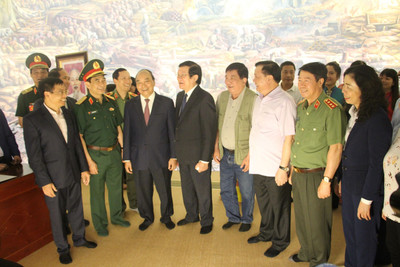 Chủ tịch nước Nguyễn Xuân Phúc thăm, làm việc tại tỉnh Điện Biên