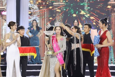 Võ Thị Ngọc Giàu đăng quang Hoa hậu Doanh nhân Việt Nam Toàn cầu 2022