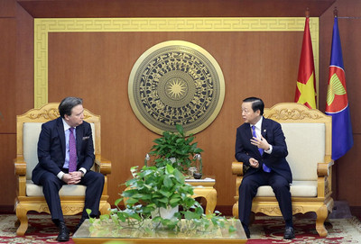 Bộ trưởng Bộ TN&MT Trần Hồng Hà tiếp Đại sứ Hoa Kỳ tại Việt Nam