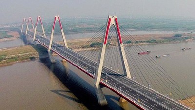 Thủ đô Hà Nội sẽ có thêm 10 cây cầu vượt bắc qua sông Hồng