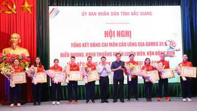 Bắc Giang: Khen thưởng tập thể, cá nhân có thành tích tại SEA Games 31
