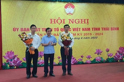 Ủy ban MTTQ Việt Nam tỉnh Thái Bình có tân Chủ tịch
