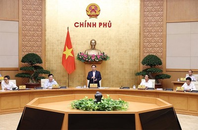 Thủ tướng Chính phủ Phạm Minh Chính chủ trì phiên họp Chính phủ Thường kỳ tháng 5/2022