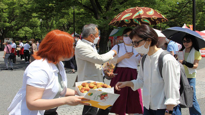 Vải thiều Bắc Giang lần đầu xuất hiện trong Lễ hội Việt Nam tại Tokyo, Nhật Bản