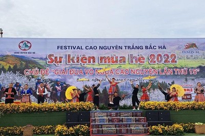 Khai mạc Festival Cao Nguyên Trắng Bắc Hà mùa hè năm 2022