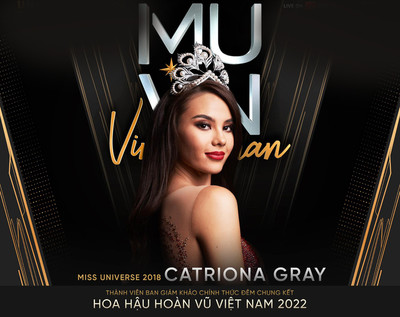 Miss Universe 2018 Catriona Gray làm giám khảo chung kết Hoa hậu Hoàn vũ Việt Nam 2022