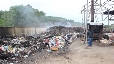 Bắc Giang tích cực xử lý rác thải tồn đọng tại khu xử lý tập trung, hạn chế ô nhiễm môi trường