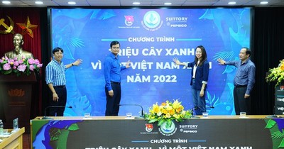 Công ty TNHH Nước Giải khát Suntory PepsiCo Việt Nam phát động Chương trình triệu cây xanh