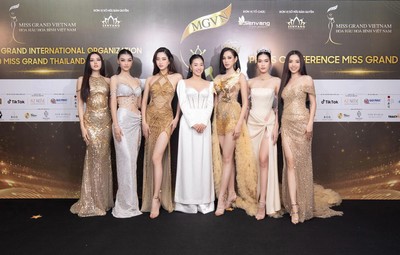 Họp báo Miss Grand Vietnam 2022: Các nàng Hậu "đọ sắc" đầy quyền lực tại thảm đỏ
