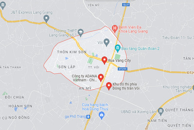 Bắc Giang: Phê duyệt quy hoạch chi tiết xây dựng KĐT phía Nam, thị trấn Vôi