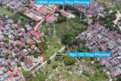 Đường sẽ mở theo quy hoạch ở phường Thụy Phương, Bắc Từ Liêm, Hà Nội (phần 4)