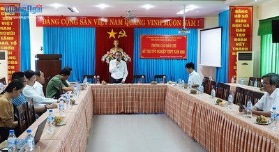 Thông tin về Kỳ thi tốt nghiệp THPT năm 2022 tỉnh Quảng Ngãi