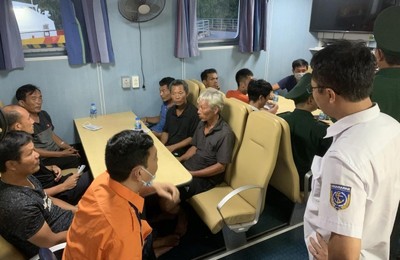 Giải cứu thành công 10 thuyền viên và hành khách của tàu Nam Thịnh 126