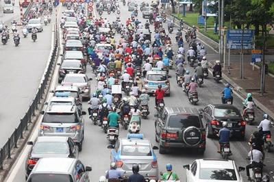 Đề xuất tách riêng làn ô tô, xe máy trên đường Nguyễn Trãi-Thanh Xuân