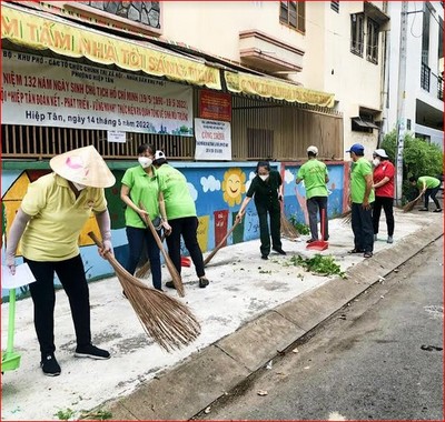 Phường Hiệp Tân, quận Tân Phú: Nhiều hoạt động hưởng ứng “Tháng hành động vì môi trường”