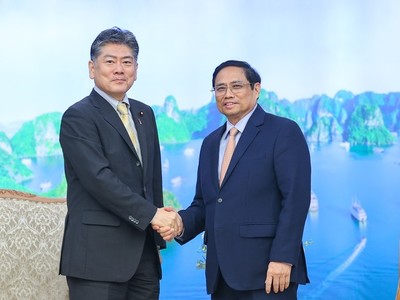 Thủ tướng Phạm Minh Chính tiếp Bộ trưởng Tư pháp Nhật Bản Furukawa Yoshihisa