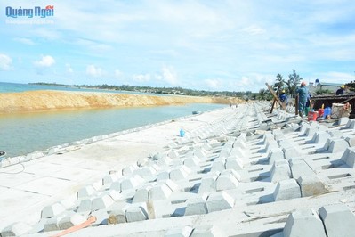 Quảng Ngãi: Phê duyệt Dự án Kè chống sạt lở bờ biển Thanh Thủy hơn 50 tỷ đồng