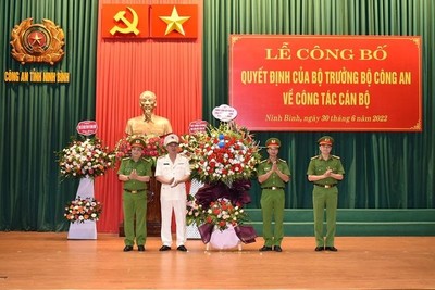 Thượng tá Tống Như Sơn giữ chức Phó Giám đốc công an tỉnh Ninh Bình