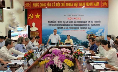 Quảng Ngãi: Hội nghị tham vấn về đầm An Khê trong không gian Văn hóa Sa Huỳnh
