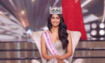 Mỹ nhân Sini Shetty đăng quang Miss India 2022