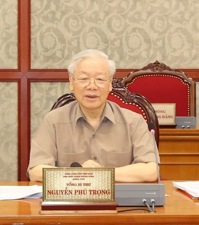 Tổng Bí thư Nguyễn Phú Trọng chủ trì họp Bộ Chính trị, Ban Bí thư