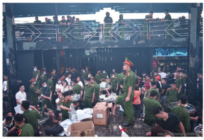 Bắc Giang: Đột kích quá bar The Light - Việt Yên, bắt hàng chục đối tượng tàng trữ- sử dụng ma túy