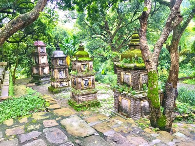 Vẻ đẹp không gian xanh cổ kính ở chùa Hàm Long, huyện Quế Võ, tỉnh Bắc Ninh