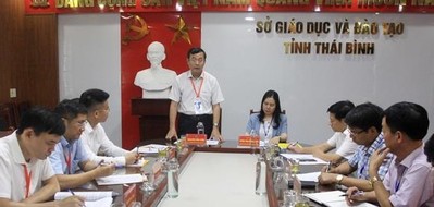 Kiểm tra công tác chấm thi Kỳ thi tốt nghiệp THPT 2022 tại Thái Bình