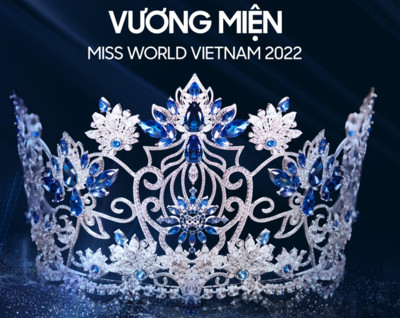 Cận cảnh vương miện của Miss World Vietnam 2022