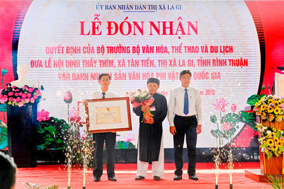 Lễ hội Dinh Thầy Thím ở Bình Thuận trở thành di sản văn hóa phi vật thể