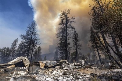 Cháy rừng nghiêm trọng tại Mỹ và Hy Lạp, nhiều người phải sơ tán