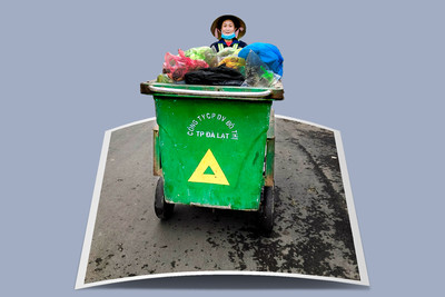 ''Cây chổi vàng'' giữ sạch đường phố của thành phố Đà Lạt