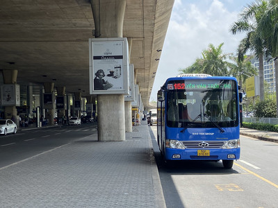 Tìm đơn vị vận hành tuyến xe buýt đi sân bay Tân Sơn Nhất